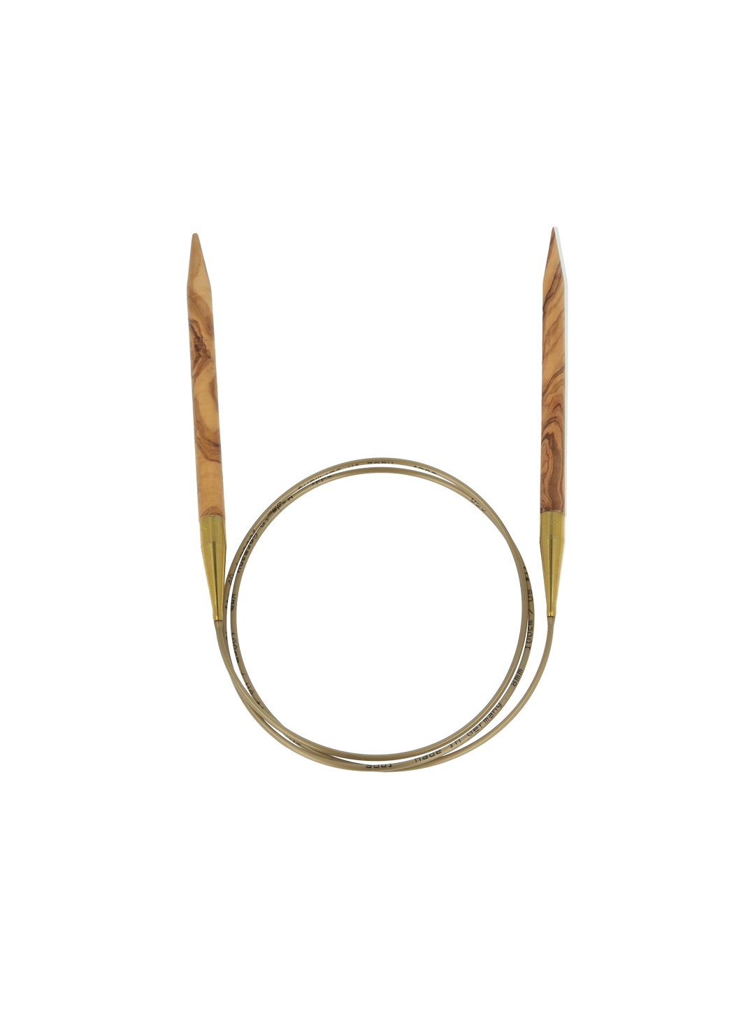 Addi nature olive wood circular knitting needles 100cm